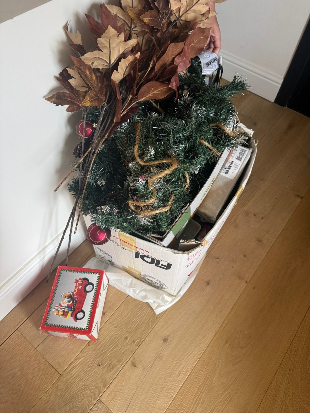 Gratis kerstgerief, Huis en Inrichting, Woonaccessoires | Droogbloemen, Ophalen, Zo goed als nieuw