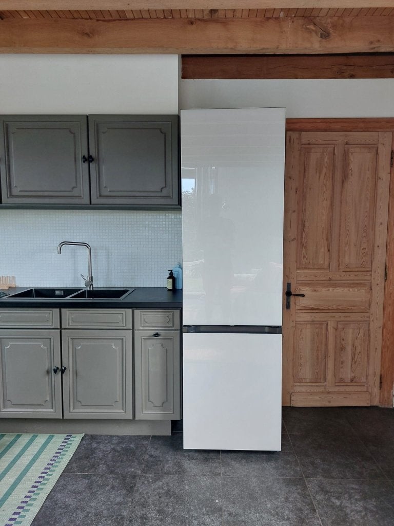 Zo goed als nieuwe, grote  Samsung Koelkast en diepvries, Electroménager, 160 cm ou plus, Comme neuf, Enlèvement, 200 litres ou plus