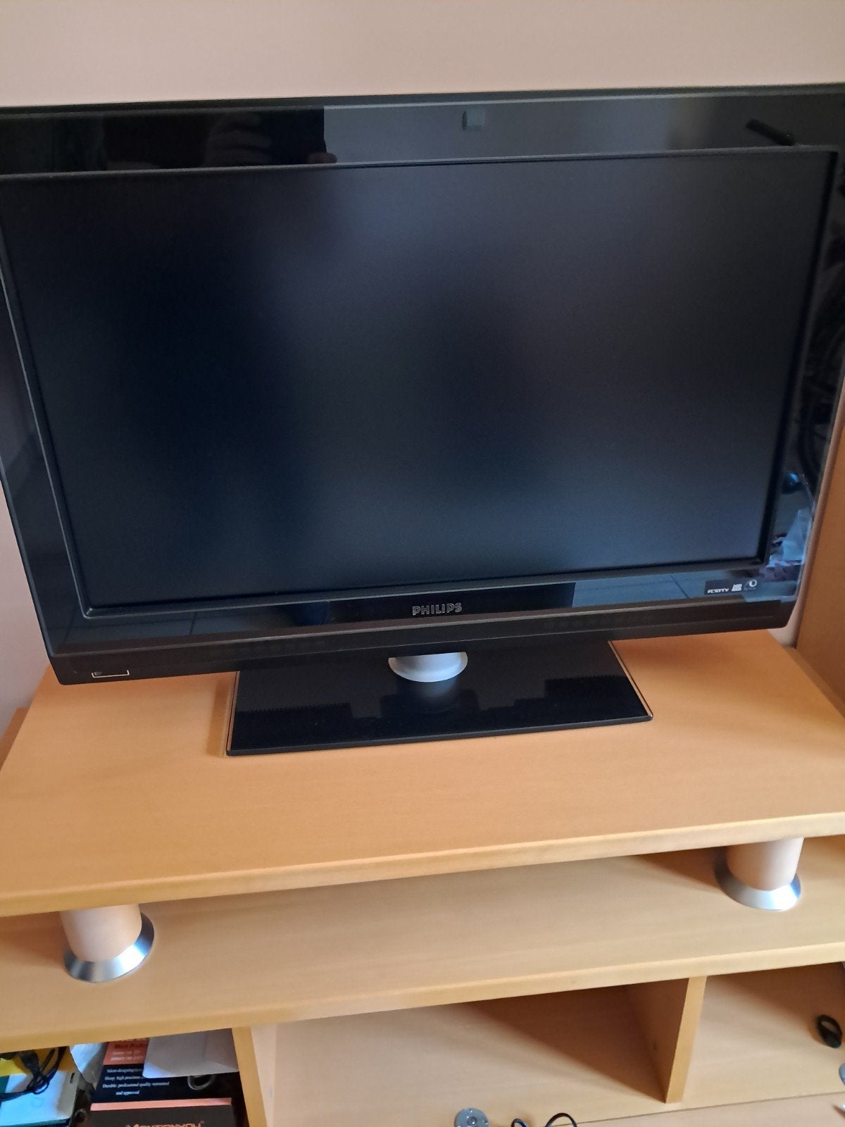 TV Meubel met TV FHILIPS,  Print Packard Bell, Ophalen