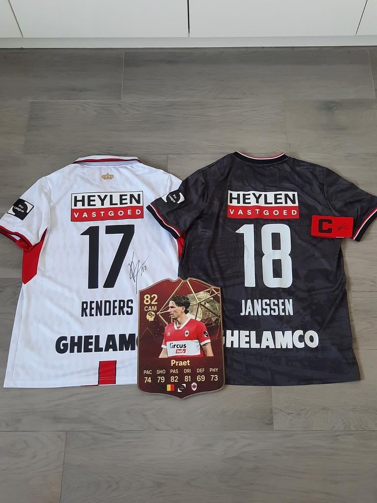 Antwerp FC shirts, voetbalkaart en kapiteinsband, Taille L, Envoi, Neuf, Maillot