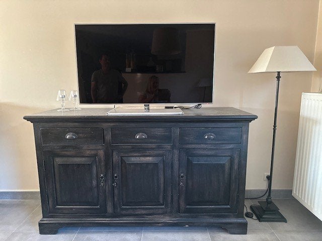 Dressoir, Teck, Avec tiroir(s), 150 à 200 cm, Landelijk