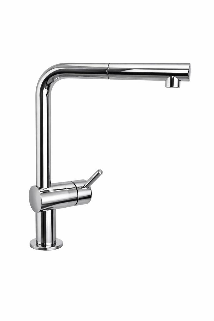 Grohe Minta keukenkraan met uittrekbare handdouche – chroom, Ophalen of Verzenden, Gebruikt