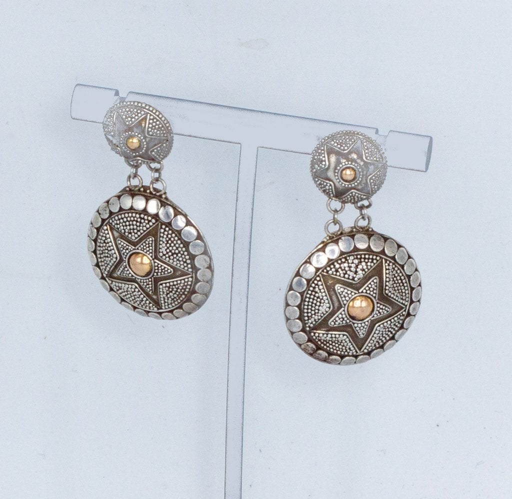 een paar zilveren oorbellen handgemaakt, Handtassen en Accessoires, Oorbellen, Nieuw, Ophalen of Verzenden, Knopjes of Stekers