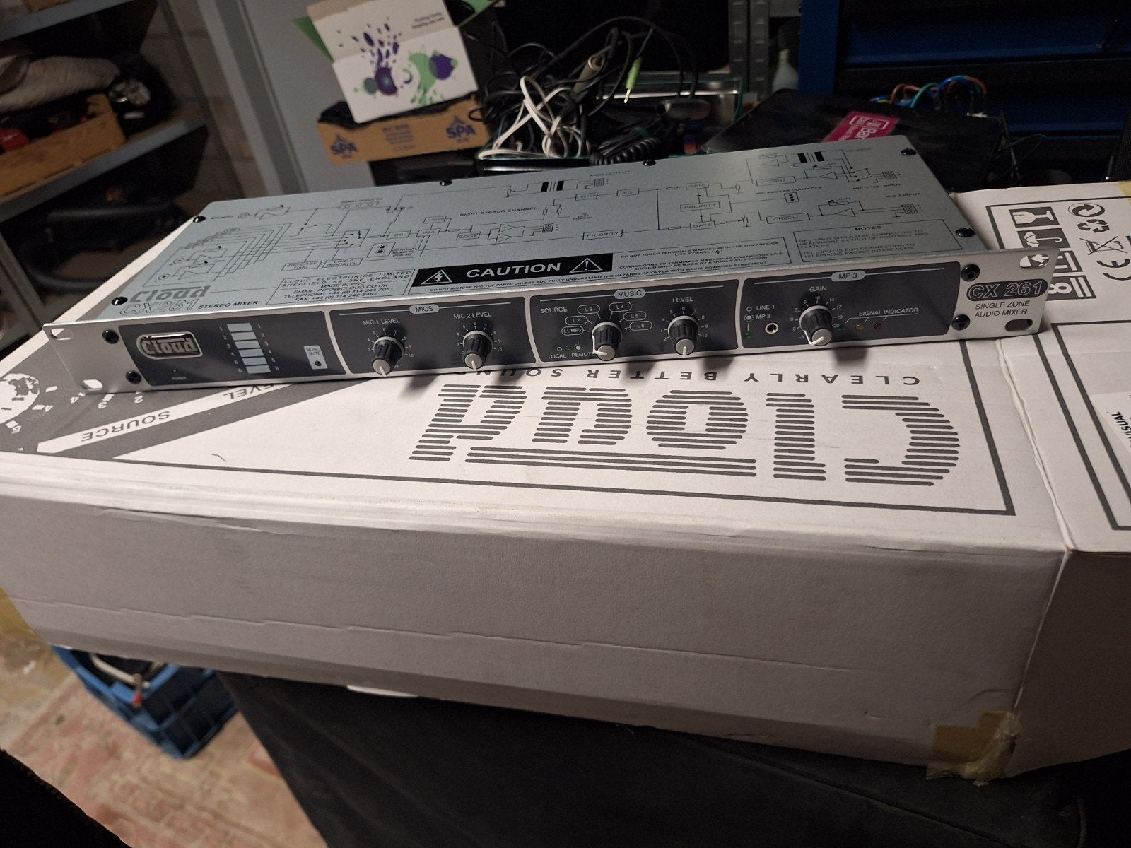 Cloud CX261 - 19" Rack Mixer - Nieuw in doos, Muziek en Instrumenten, Dj-sets en Draaitafels, Ophalen