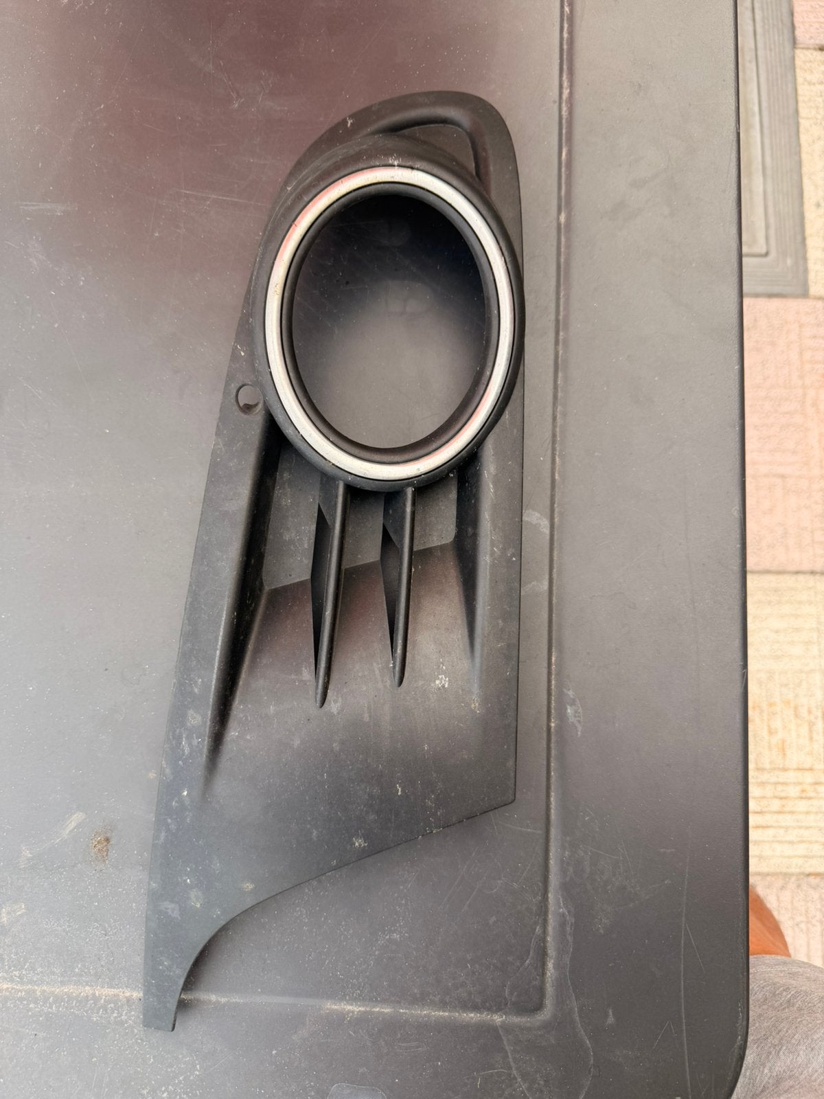 grille de pare-chocs avant droite antibrouillards vw golf 6, Ophalen of Verzenden, Gebruikt, PVC