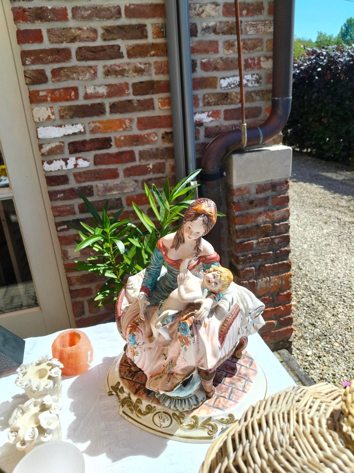 Grande statue de Capidimonto., Enlèvement