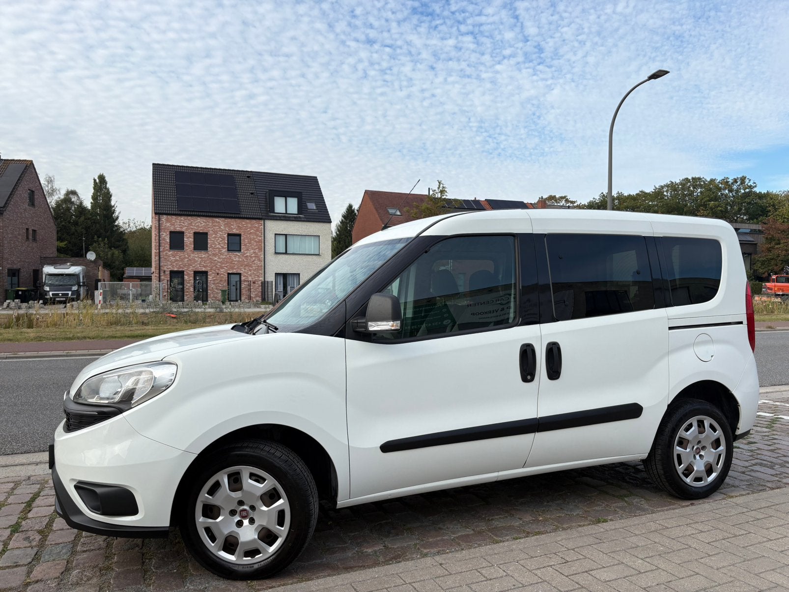 Fiat Doblo |12 Maanden Garantie | 121 Dkm | Benzine | 2015 |, Auto's, Voorwielaandrijving, 4 cilinders, Wit, 5 deurs