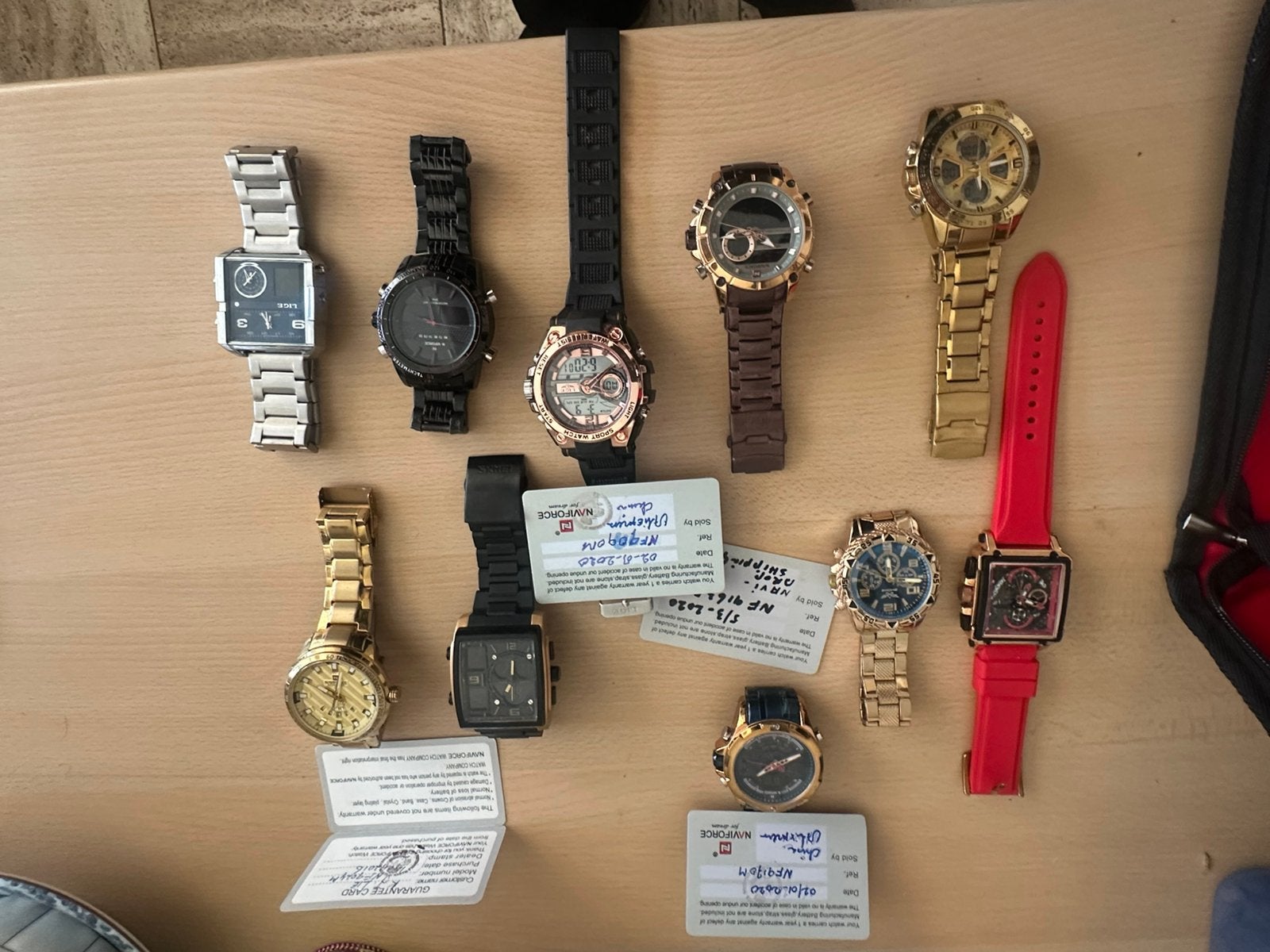 Set naviforce horloges, Bijoux, Sacs & Beauté, Montres | Hommes, Enlèvement ou Envoi, Comme neuf