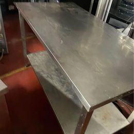 inox tafel, Zakelijke goederen, Ophalen of Verzenden, Gebruikt, Inox Meubilair