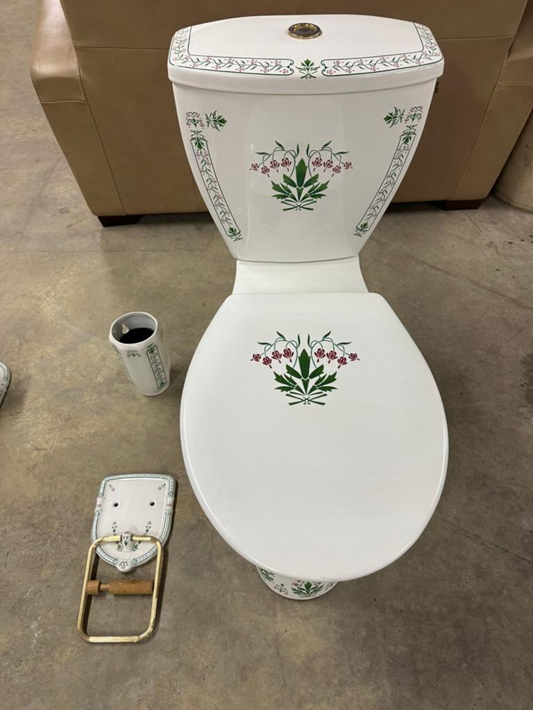 Wc en lavabo, Doe-het-zelf en Bouw, Sanitair, Ophalen, Gebruikt, Steen, Toilet