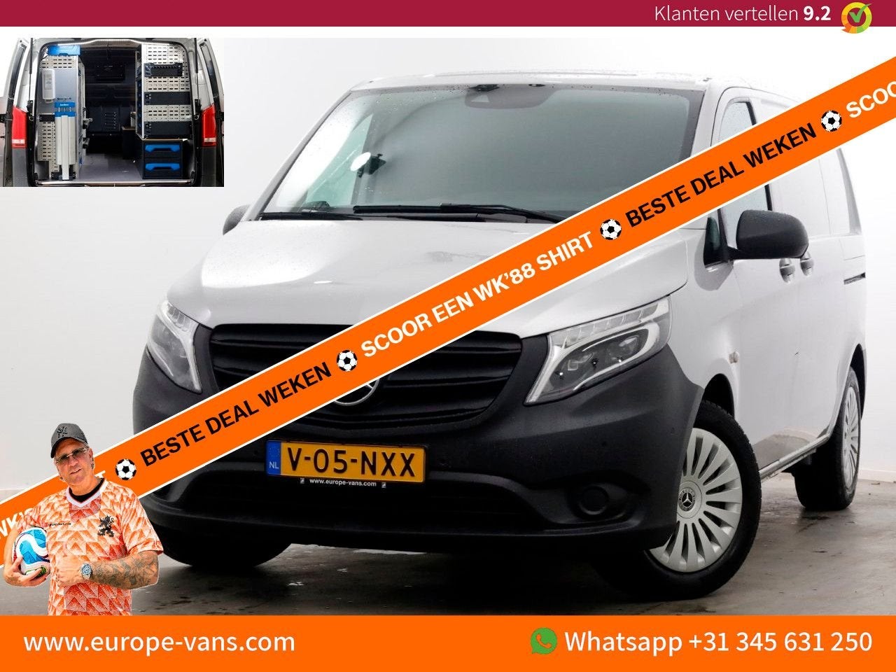 Mercedes-Benz Vito 114 CDI 136pk Compact 9G Automaat 2x Schu, Autos, Camionnettes & Utilitaires, 197 g/km, Argent ou Gris, Achat
