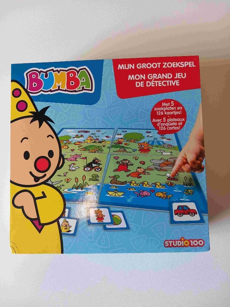 Bumba : mon grand jeu de recherche, Enlèvement, Comme neuf, Découverte