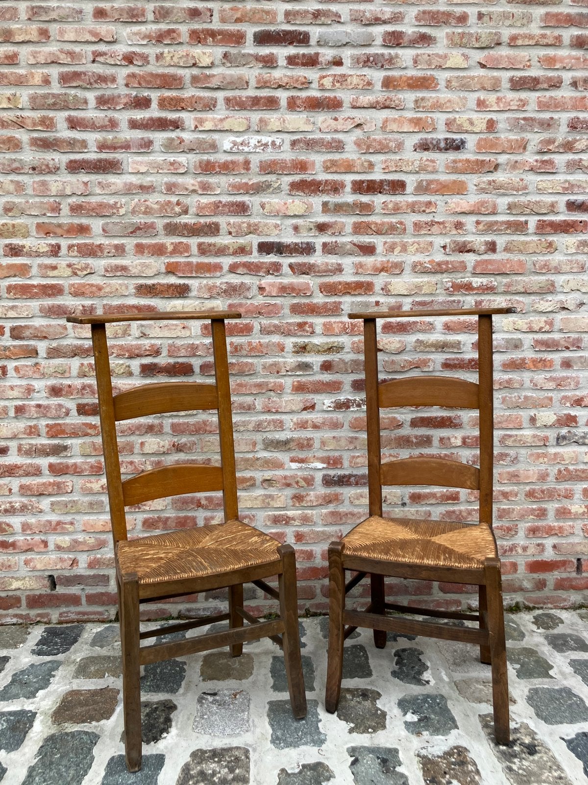 Kerkstoelen 3 stuks, Antiek en Kunst, Ophalen