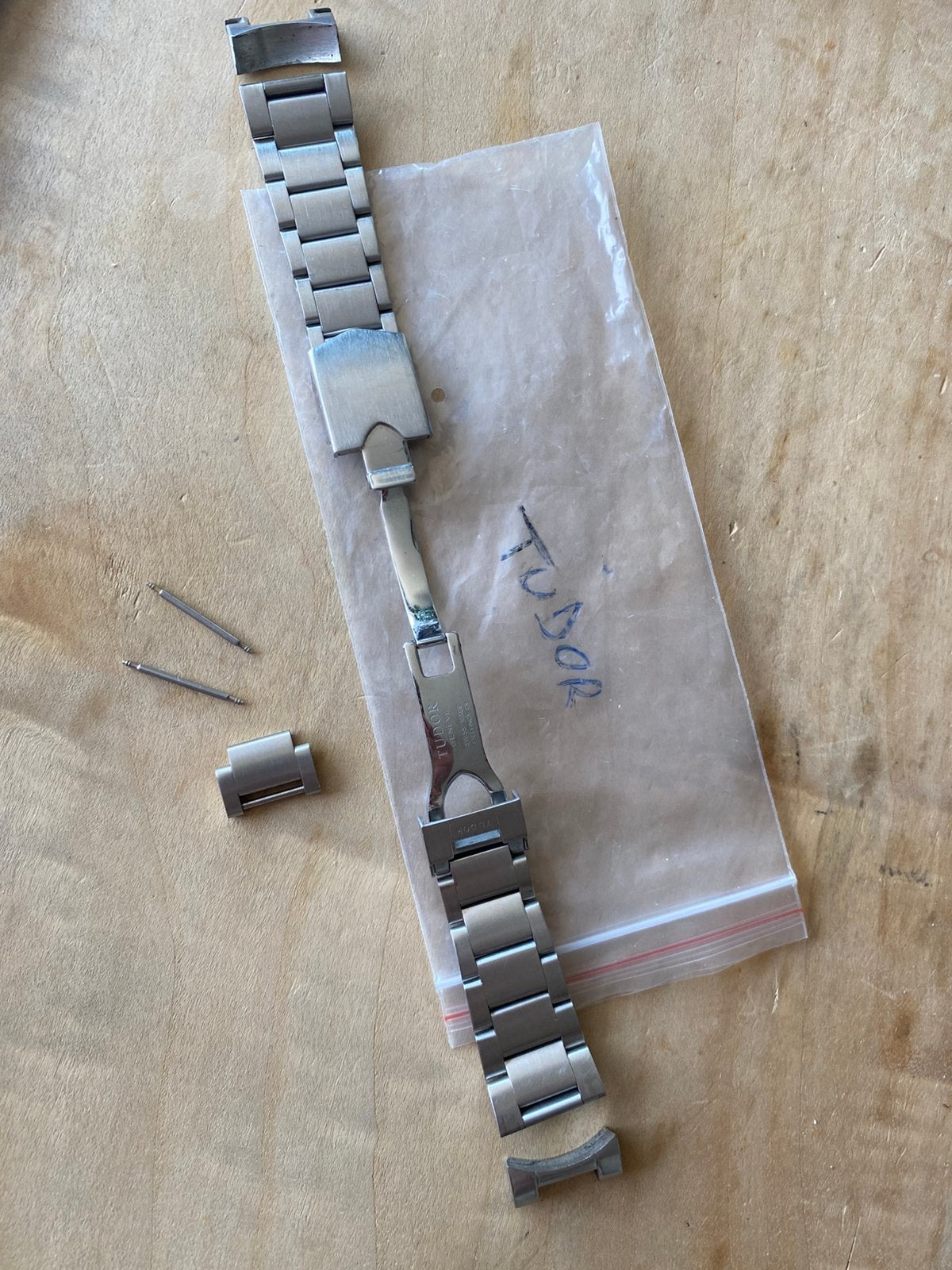 Tudor horloge staal band, Verzenden, Zo goed als nieuw