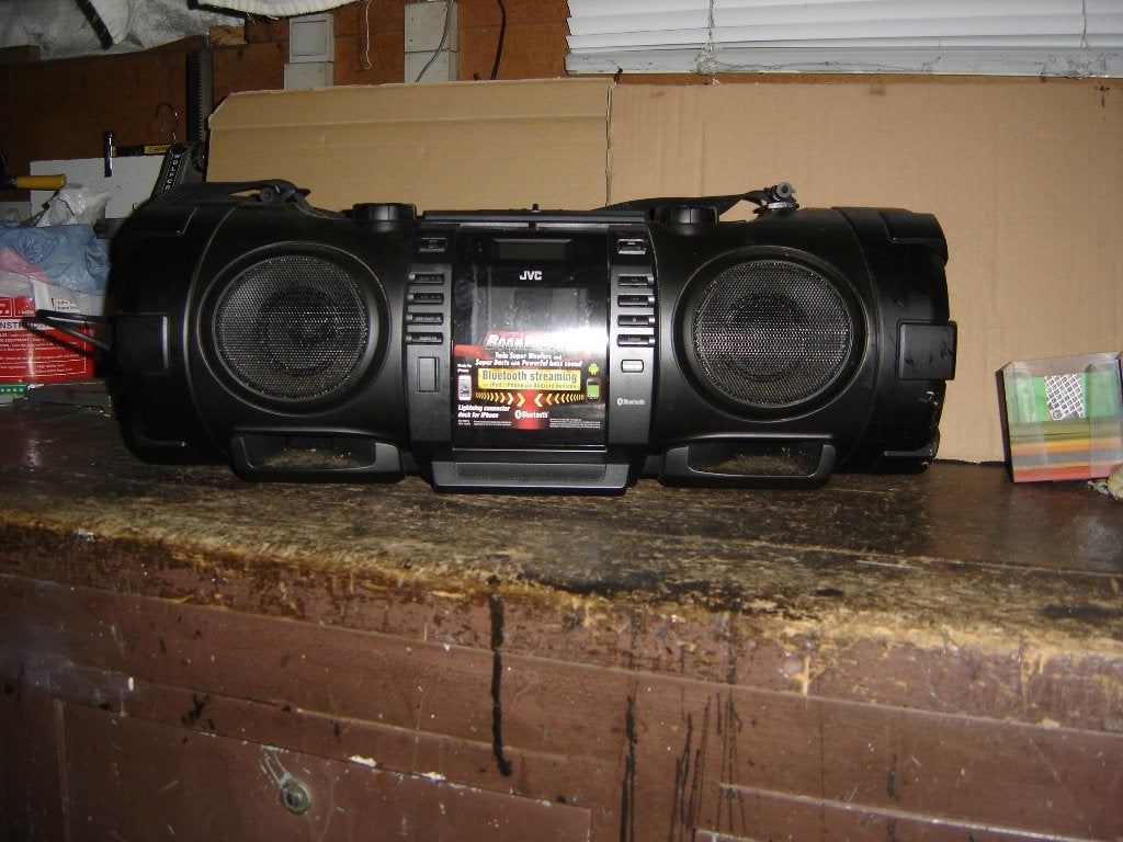 JVC powered woofer CD system RV-NB75B, Audio, Tv en Foto, Cd-spelers, Ophalen, Gebruikt, JVC, Draagbaar