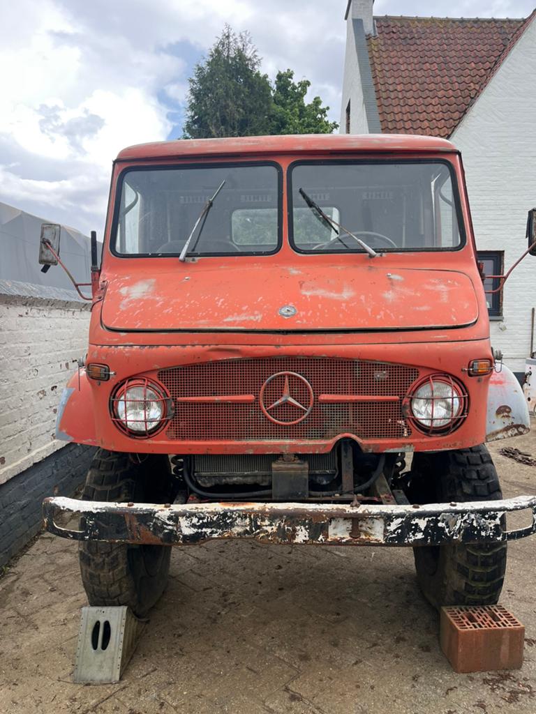 Mercedes unimog 1971 gesloten dak, Mercedes-Benz, Bedrijf, Diesel, Te koop