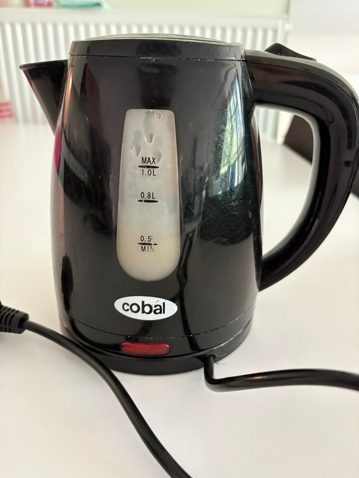 Cobal waterkoker 1L – goed werkend, Ophalen, Zo goed als nieuw