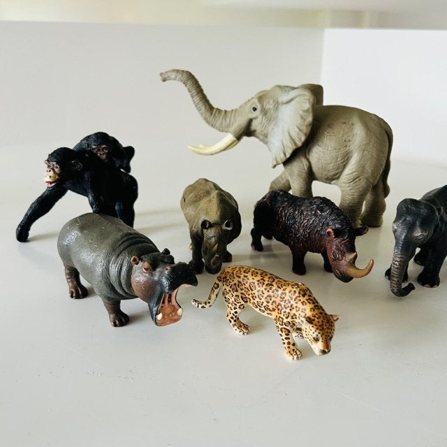 Animaux  sauvages et dinosaures jouets enfants, Ophalen