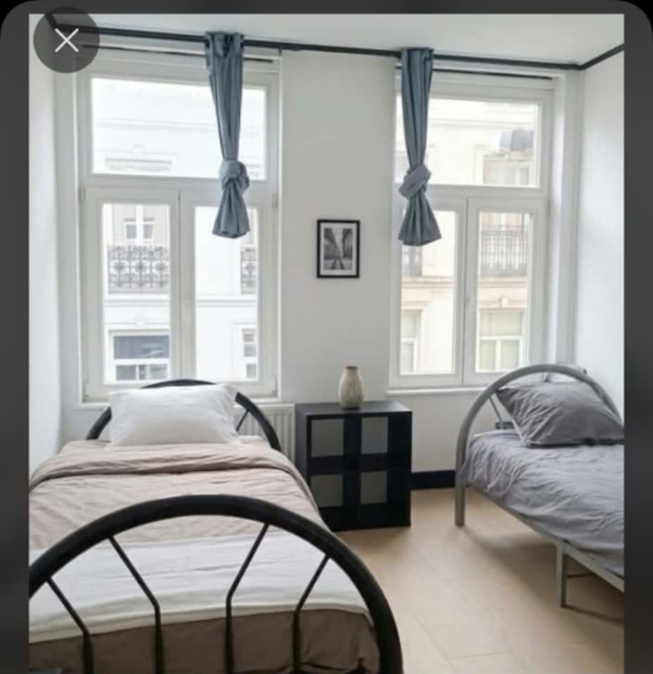 licht appartement met twee slaapkamers in Elsene, Immo, Brussel