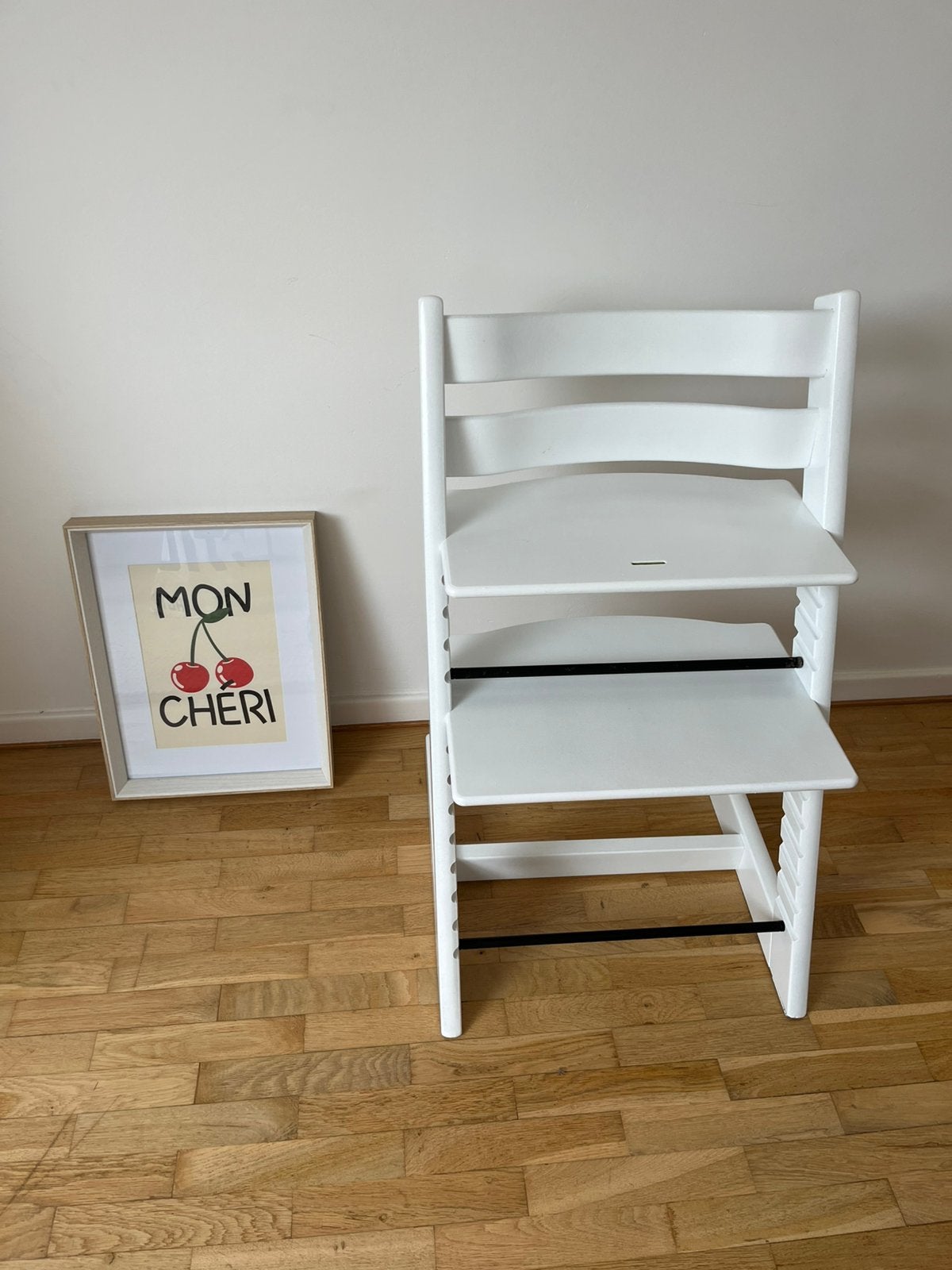 Chaise Stokke Tripp Trapp blanche, Enlèvement, Comme neuf
