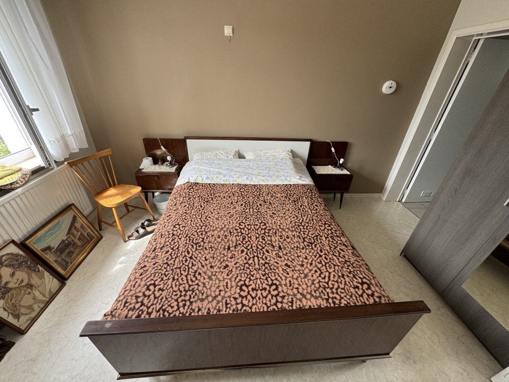 Gratis 2-persoonsbed, Huis en Inrichting, Ophalen, Gebruikt, Tweepersoons