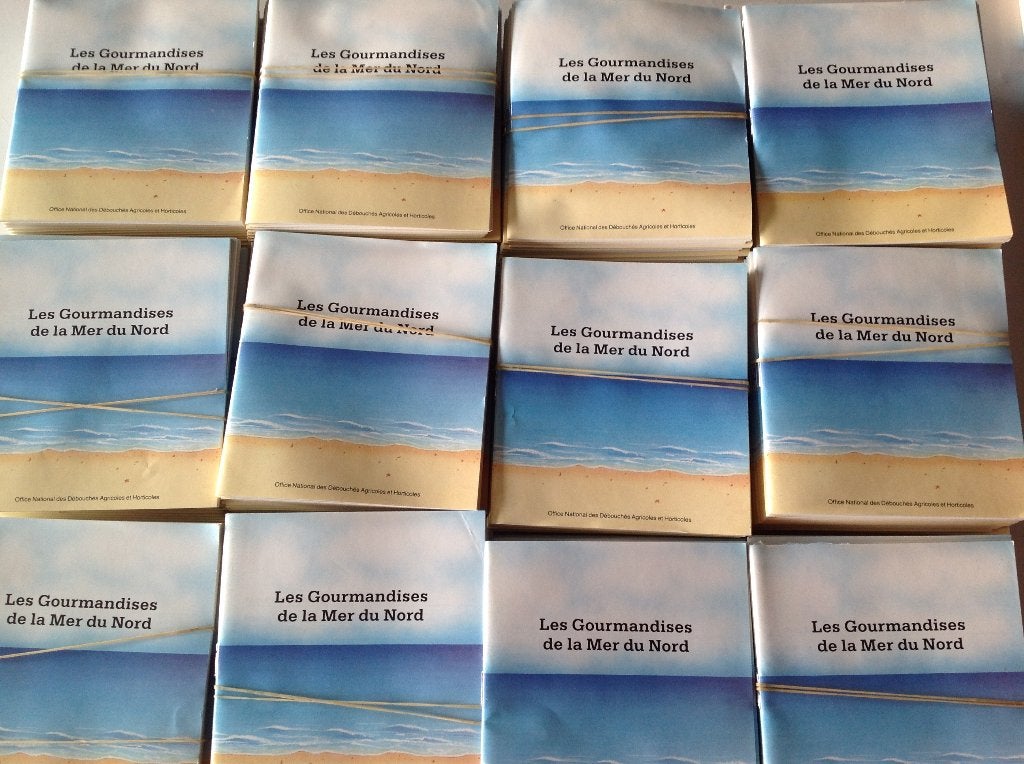 241 brochures « Les Gourmandises de la Mer du Nord », Livres, Enlèvement ou Envoi, Neuf