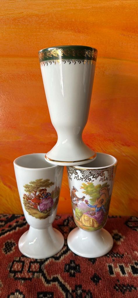Set van 3 Mazagrans Limoge, Antiek en Kunst, Ophalen