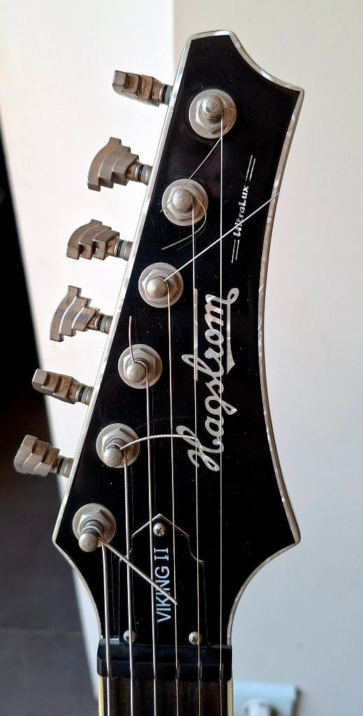Hagstrom Viking II in hagcase, Muziek en Instrumenten, Snaarinstrumenten | Gitaren | Elektrisch, Zo goed als nieuw, Semi-solid body