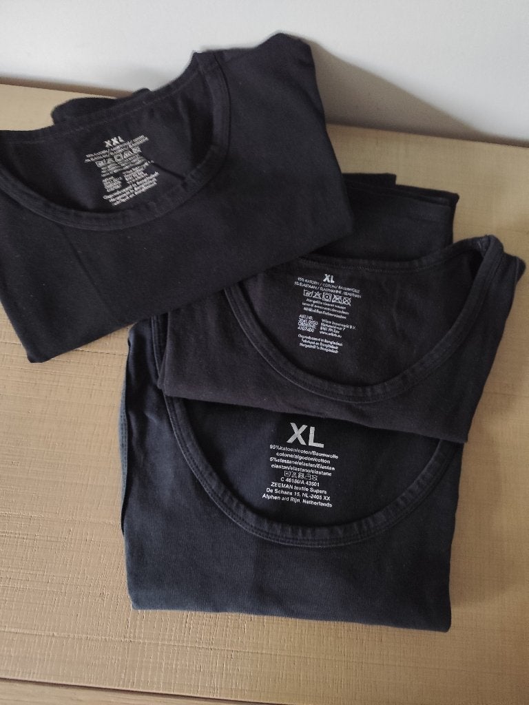 Gilets pour hommes, taille XL-XXL, Enlèvement ou Envoi, Noir, Wibra-Zeeman, Maillot de corps