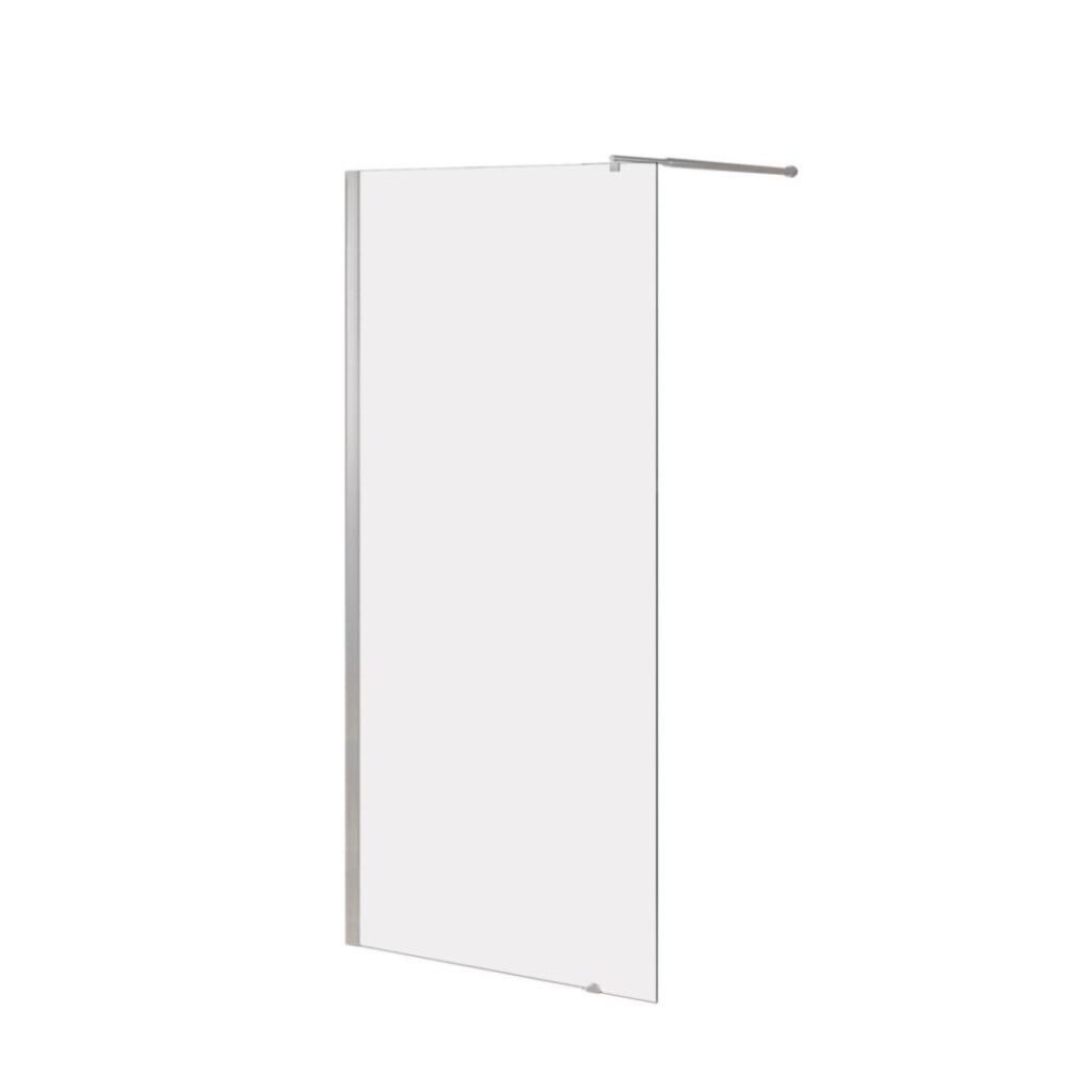Nieuwe Allibert Spot douchewand helder glas, chrome, 120x195, Doe-het-zelf en Bouw, Ophalen, Nieuw, Glas, Douche