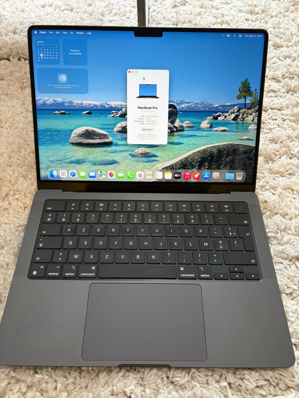 MacBook Pro (14 inch) M3 Max - 36GB 1TB - Zwart, Computers en Software, Apple Macbooks, Ophalen, 1 TB of meer, Gebruikt, 32 GB