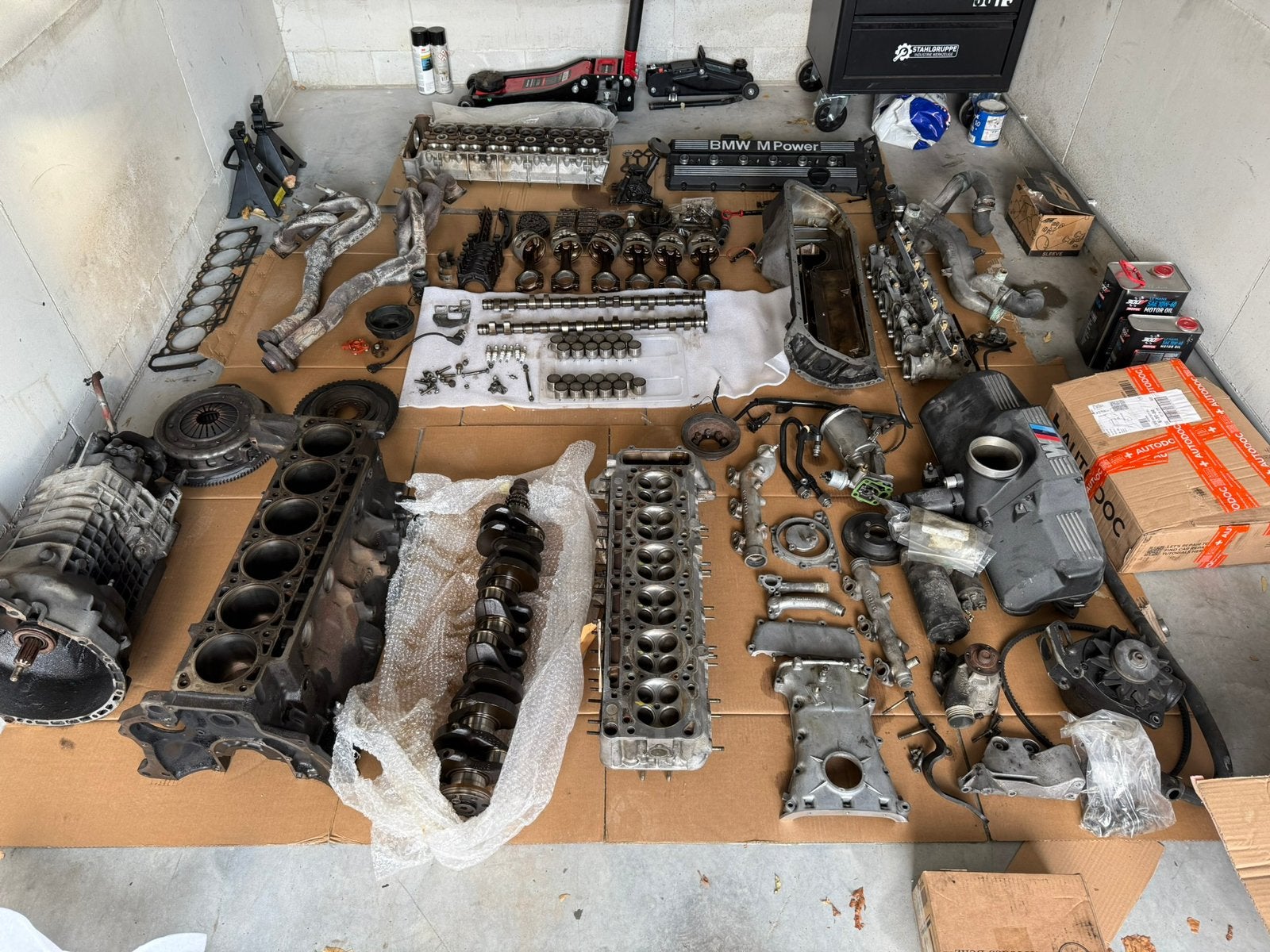 Moteur Bmw S38 B36 E34 M5, Enlèvement, Utilisé, BMW