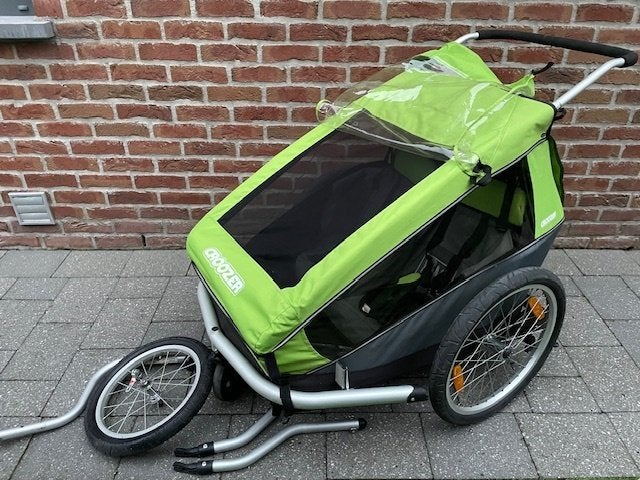 croozer fietskar/wandelkar voor 2 kinderen, Fietsen en Brommers, Ophalen, Gebruikt, Opvouwbaar, Croozer