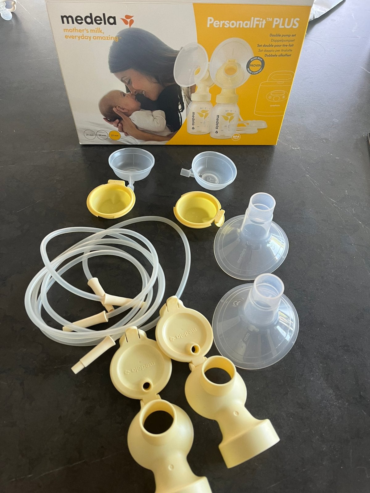 Medela personalfit plus dubbel, Ophalen, Gebruikt, Borstkolf