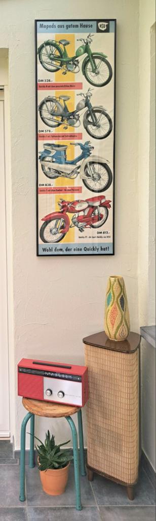 NSU Quickly N/S/T/TT - Cavallino - reclameposter jaren 50, Verzamelen, Posters, Rechthoekig Staand, Deurposter of groter, Nieuw