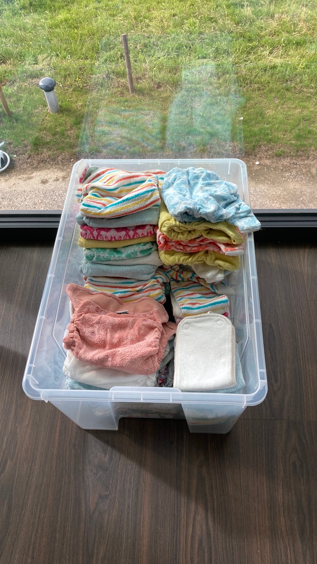 Wasbare luiers - volledig pakket, Kinderen en Baby's, Ophalen, Zo goed als nieuw