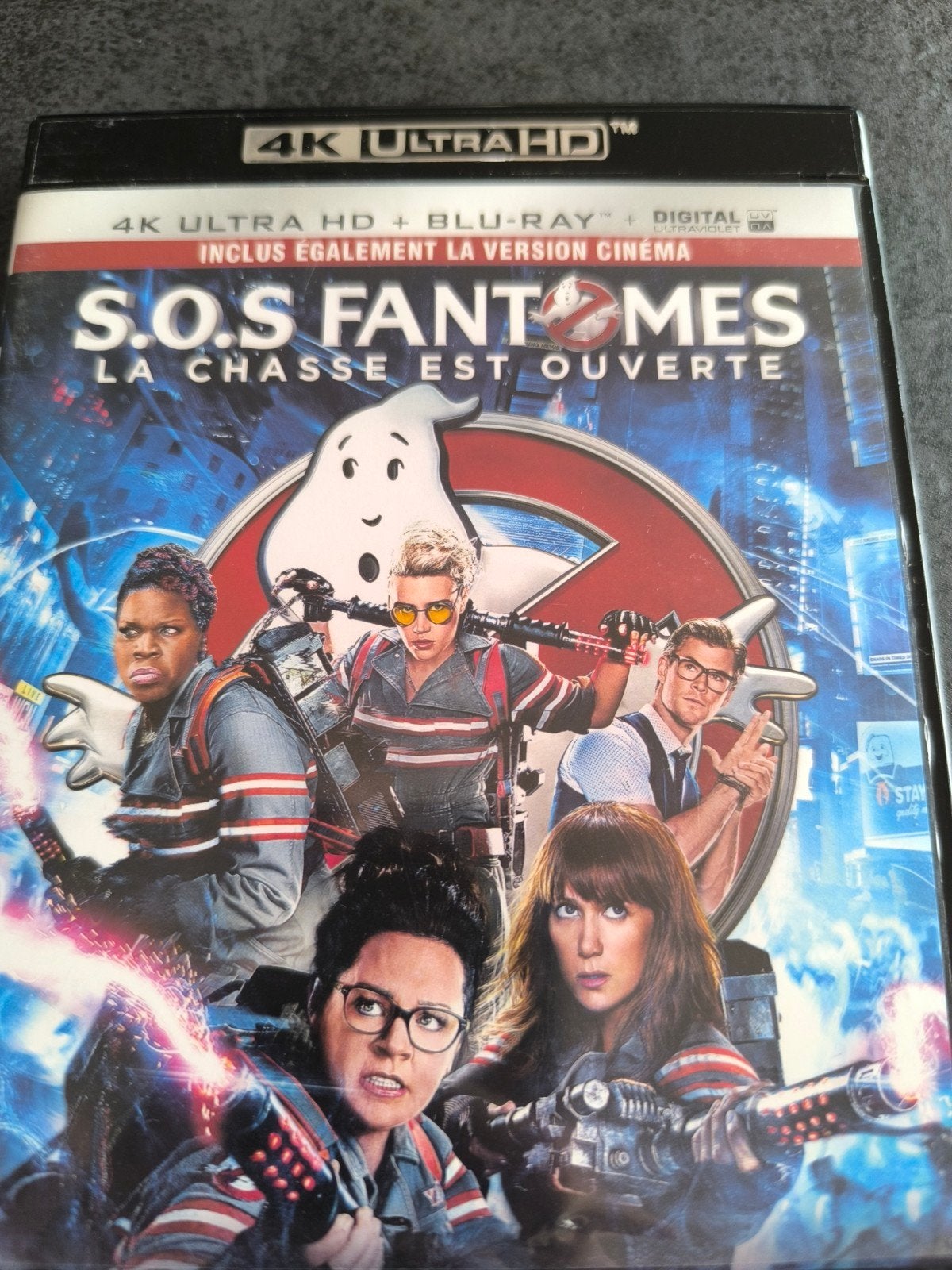 Blu ray 4k + Blu ray S.O.S Fantômes, La chasse est ouverte, Enlèvement ou Envoi, Comme neuf