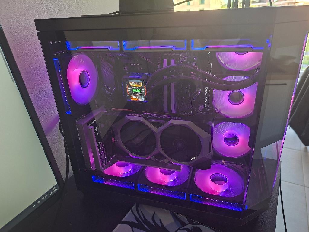Gaming desktop te koop / ruil, 32 GB, Custom Build / Gaming Pc / MSI, Zo goed als nieuw, SSD