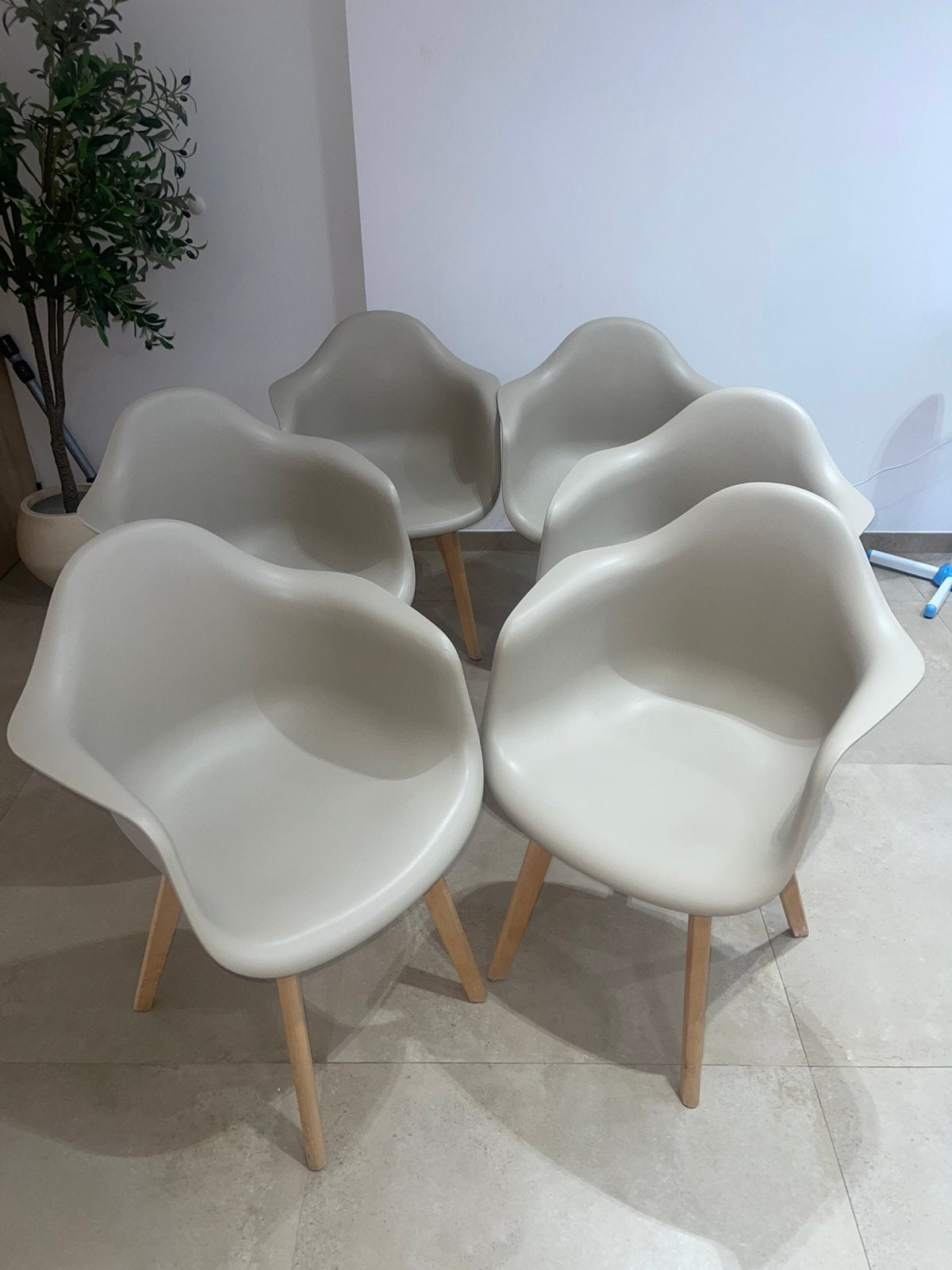 Lot de 6 Chaises, Enlèvement, Comme neuf, Bois