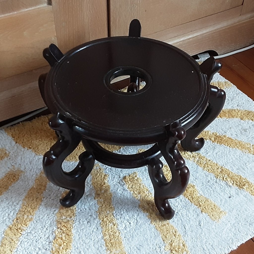 Grote zeer mooie Chinese / Aziatische volhouten staander, Ophalen of Verzenden