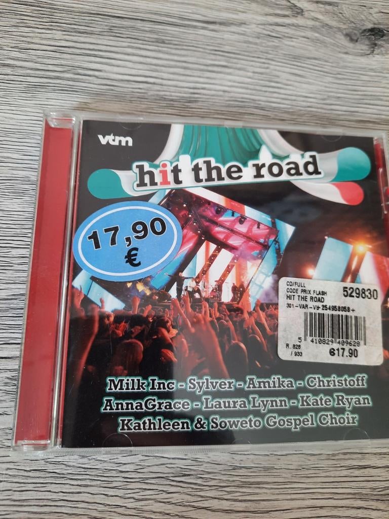 Cd hit the road vtm, Cd's en Dvd's, Ophalen, Gebruikt