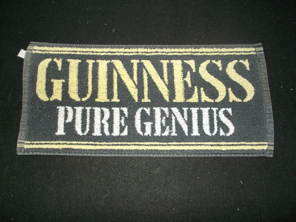 GUINNESS - oude gebruikte toogmat/bar towel - 43x20, Verzamelen, Ophalen, Gebruikt, Overige typen, Overige merken