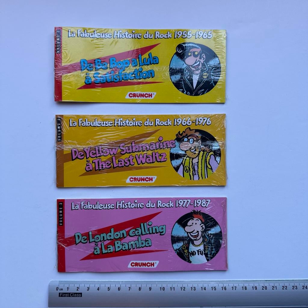 Margerin : La Fabuleuse histoire du rock albums pub. 1991, Collections, Personnages de BD, Neuf, Livre ou Jeu, Autres personnages