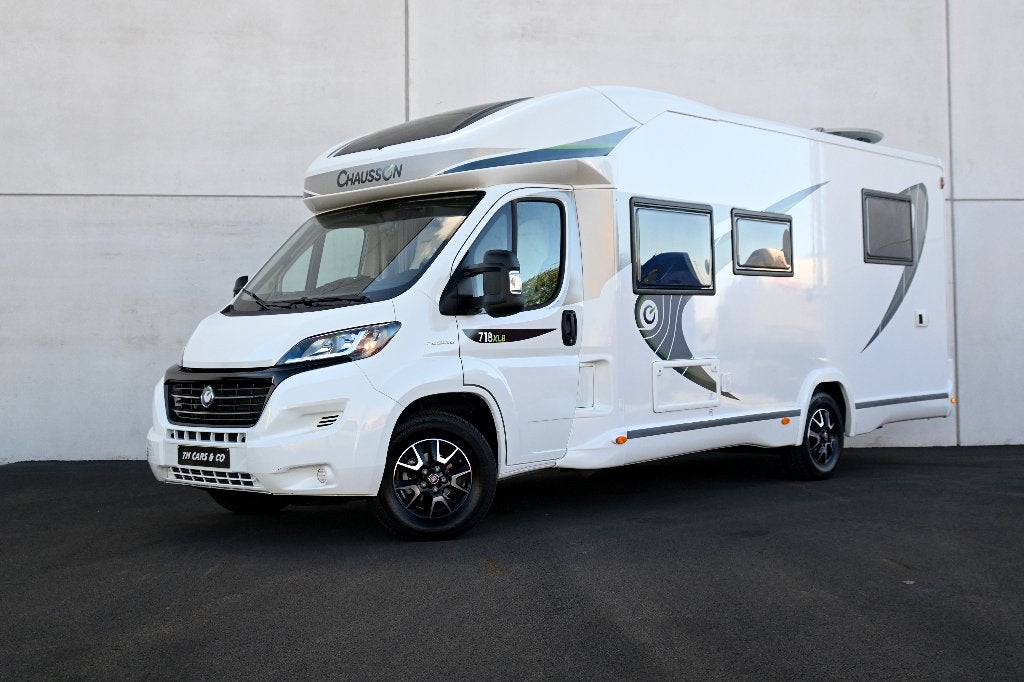 Fiat Chausson 718 XLB 5 BED, Frigo, TV, 3beks, Queensbed, AC, Caravanes & Camping, Camping-cars, Fiat, Boîte manuelle, Chausson