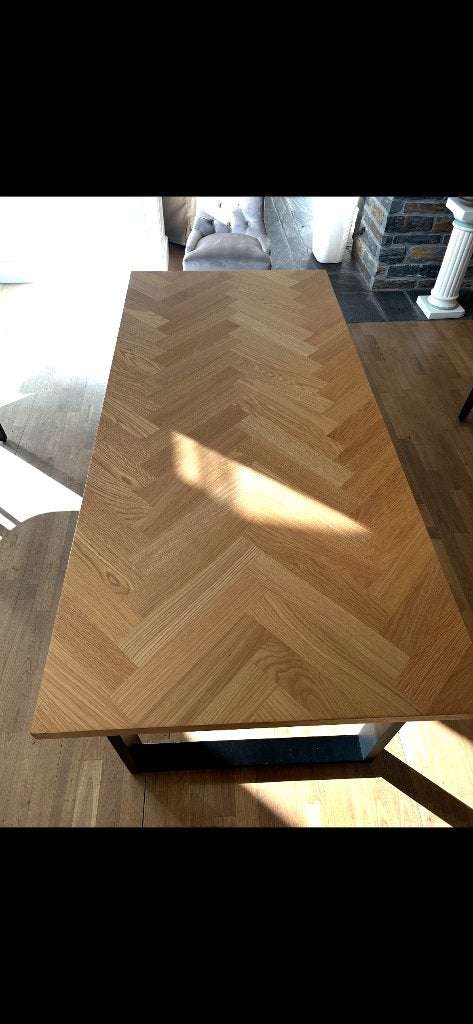 Table à manger, Enlèvement, Utilisé, 50 à 100 cm, Chêne