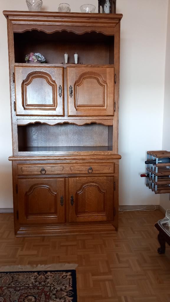 kast, Ophalen, Eikenhout, Zo goed als nieuw, 150 tot 200 cm