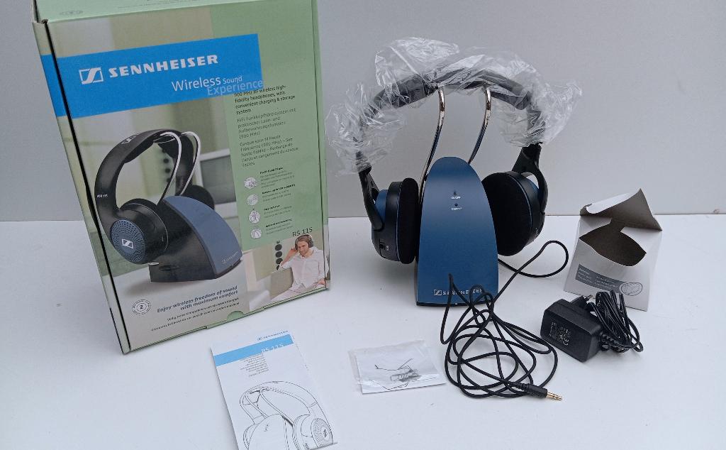 SENNHEISER RS 115 DRAADLOZE HOOFDTELEFOON NIEUWSTAAT, Ophalen of Verzenden, Zo goed als nieuw, Sennheiser, Draadloos