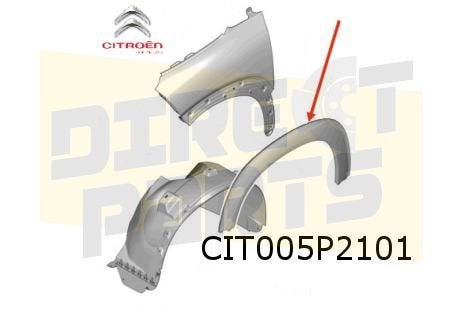 Citroen C3 Aircross (10/17 - 11/24) (A88) wielkuiplijst Link, Verzenden, -, Nieuw, Spatbord