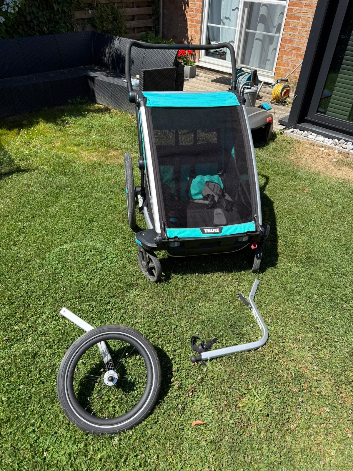 Remorque vélo Thule, Pliable, 20 à 40 kg, Enlèvement, Utilisé