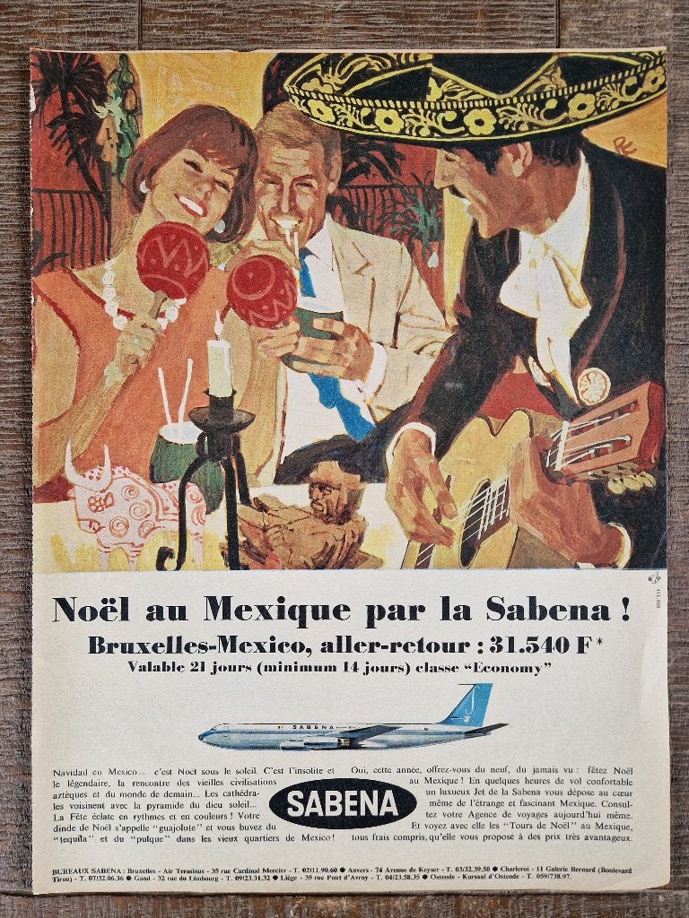 Sabena magazine & advertenties, Verzamelen, Ophalen of Verzenden, Gebruikt